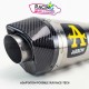 Db killer | Chicane droite | Réducteur Arrow Indy Race EVO ø58mm biseauté vis en haut