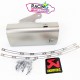 Enveloppe Akrapovic silencieux carbone | titane Triangulaire