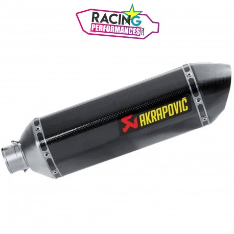Silencieux Akrapovic 300mm carbone 52mm ligne complète GSXR 1000