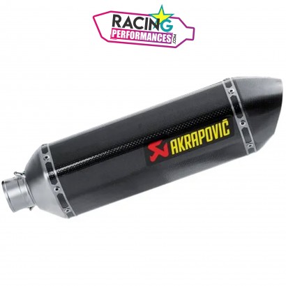 Silencieux Akrapovic 300mm carbone 52mm ligne compl&egrave;te GSXR 1000