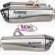 Silencieux Akrapovic carbone suzuki gsxr 1300 Hayabusa 2021-2024