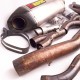 Collecteur gravillonné akrapovic et reconditionné