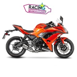 Ligne d'échappement inox leovince kawasaki z650 | ninja | versys 2017-2020