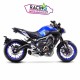 Ligne complète d'échappement leovince yamaha Mt 07 | 700 Xsr & Tracer 2014-2018