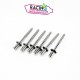 Kit rivets inox embout Leovince One 308266701R