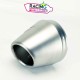 Embout Leo Vince | Coupelle de sortie inox Leovince GP STYLE