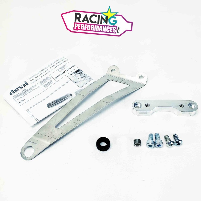 Patte de Fixation d'Échappement Inox Devil Kawasaki ZX6R 09-2020