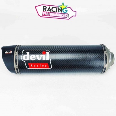 Silencieux neuf Devil Racing Carbone 360mm ø50mm/55mm