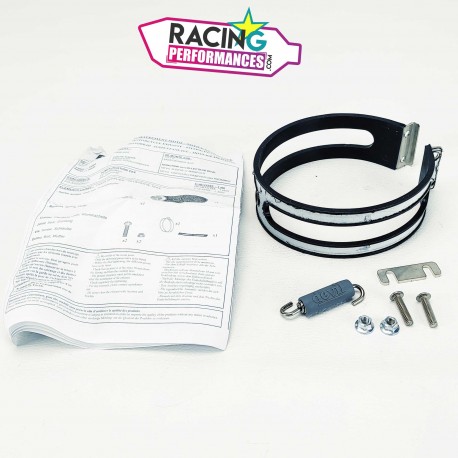 Collier de fixation inox silencieux d'échappement Devil Racer