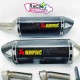 Demi ligne akrapovic carbone kawasaki z1000 10-19