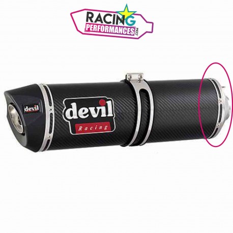Partie de rechange silencieux devil rocket 55mm 13,7cm