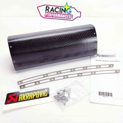 Enveloppe Akrapovic silencieux carbone | titane Hexagonal