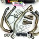 Tubulure inox - chicanes et ressorts - collier Akra z1000 2003-2006