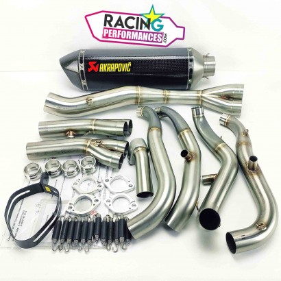 Ligne complète akrapovic Racing kawasaki ZX6R 636 ninja 2009-2021