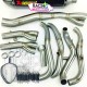 Collecteur akra neuf zx6R - collier carbone + ressorts