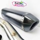 Silencieux d'échappement akrapovic neuf kawa zx636 2009-2021