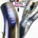 Tube raccord intermédiaire titane marqué ligne akra ZX10R