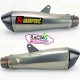 Silencieux titane hydroforme akrapovic kawasaki zx10R 2008