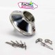 Embase inox Silencieux echappement Devil Master ø50mm