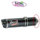 Coupelle inox + cerclage silencieux devil master 50mm
