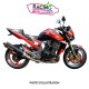 Photo d'illustration: Kawasaki Z1000 2003-2006, ligne akra carbone