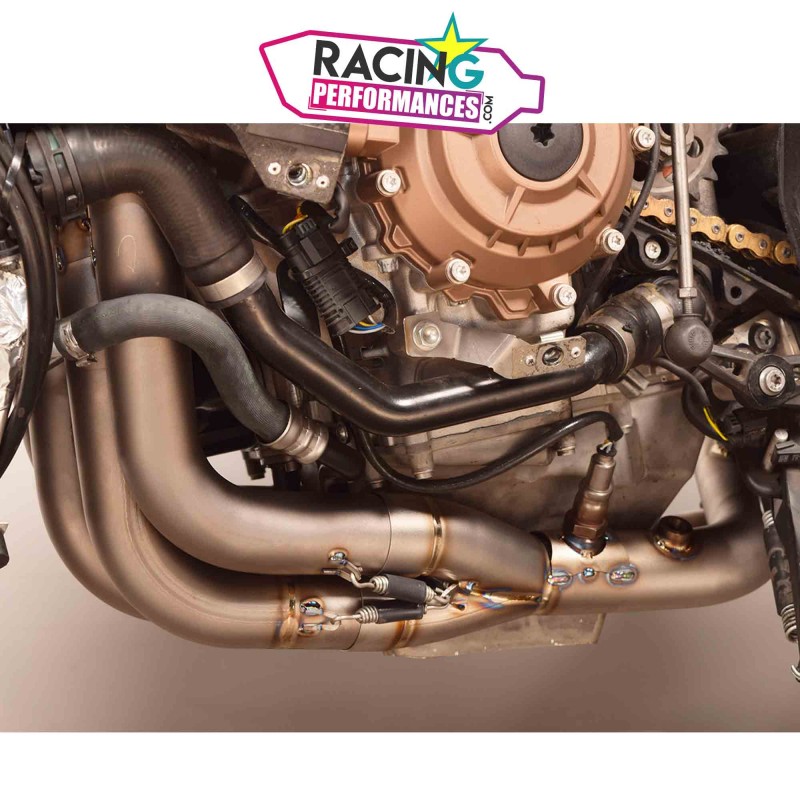  tube droit Le Tuyau D'échappement De Moto Relie Le Tuyau  Central De L'ensemble Du Système Pour S1000RR 2019-2023 S1000R 2021-2023  (Color : 4)