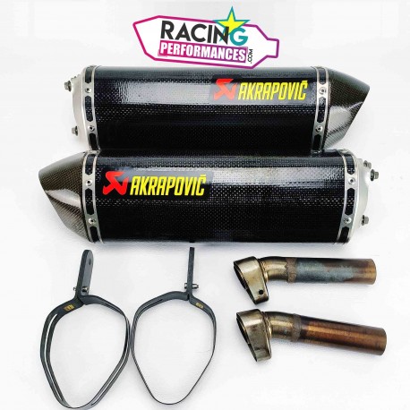 Silencieux Akrapovic Racing Carbone Bolt-on Kawasaki Zx10R 2006-2007