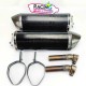 Echappements akrapovic carbone kawasaki ZX10R 2006 2007