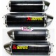 Demi ligne akrapovic carbone occasion kawasaki ZX10R 06 07