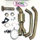 Collecteur leovince MT07 - chicanes - ressorts Yamaha 700 xsr 2016