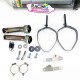 Collier carbone - db killer - fixations Akrapovic Street triple 675