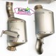 Pré-silencieux titane akrapovic ktm 1290 v1-v2 2014-2019