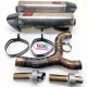 Demi ligne akrapovic suzuki b-king 1340 occasion 2008-2012