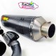 Silencieux carbone akra de la ligne evolution pour RSV4 09-14