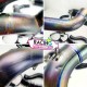 Parties marquées tubes titanes ligne rsv4 evo