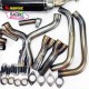 Collier carbone, ressorts et bride ligne akrapovic Z1000 2010-2020