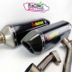 Silencieux akrapovic carbone Z1000 pour ligne complète