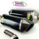 Silencieux d'échappement akra pour ligne complète occasion z1000 SX 2010-2020