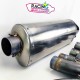 Silencieux titane akrapovic de la ligne complète pour R6 2006-2016