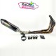 Ligne complète Akrapovic racing carbone Kawasaki Z750 2007-2012