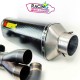 Ligne complète Akrapovic racing carbone Kawasaki Z750 2007-2012