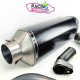 Ligne complète Akrapovic racing carbone Kawasaki Z750 2007-2012