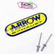 Plaque arrow exhaust jaune 9.5