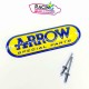 Plaque logo à riveter silencieux Arrow exhaust - Special Parts