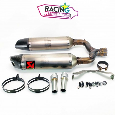 Silencieux d'échappement akrapovic titane Aprilia 750 Dorsoduro 2008-2016