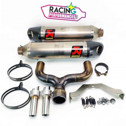 Silencieux d'échappement akrapovic titane Aprilia 750 Dorsoduro 2008-2016