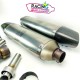 Pots d'échappement titane akrapovic 750 dorsoduro 08 09 10 11 12 13 14 15 16