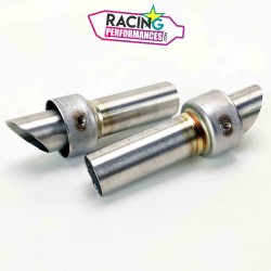 Db killer | Chicane Akrapovic ø48mm droites biseautées R1 | 750 Shiver