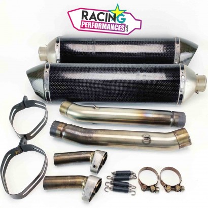 Silencieux akrapovic carbone suzuki gsxr 1300 Hayabusa 2008-2020