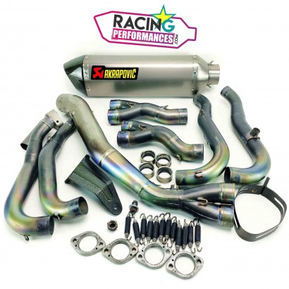 Ligne complète akrapovic evolution Suzuki Gsx-r 600 & 750 2006-2010